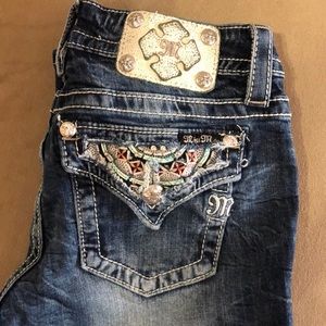 MissMe- Denim Capris